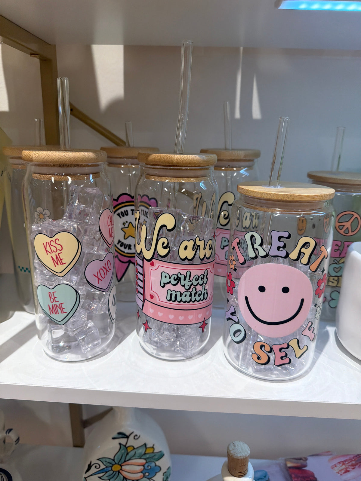 Iced coffee cup